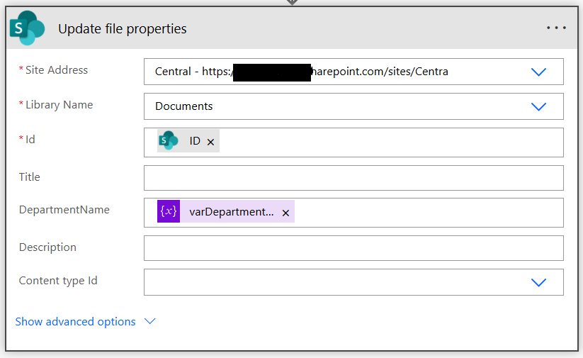 Update File Properties