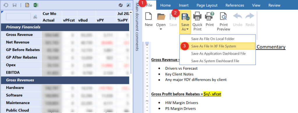 OneStream Dashboard