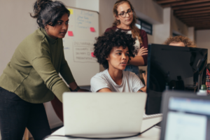 three women in technology