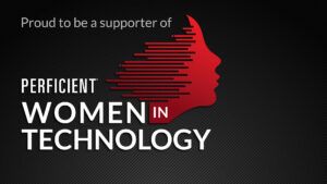 This is the logo for Women in Tech erg in Perficient