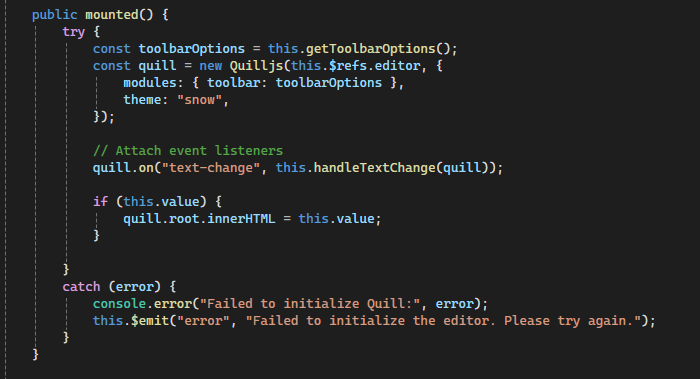 Wrap Initialization In A Try Catch Block