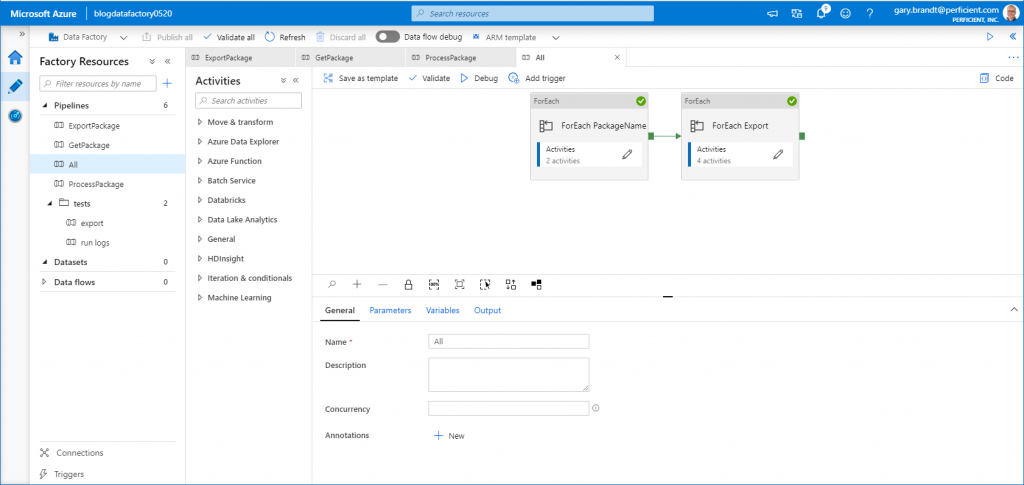 Building Modular Pipelines in Azure Data Factory using JSON data