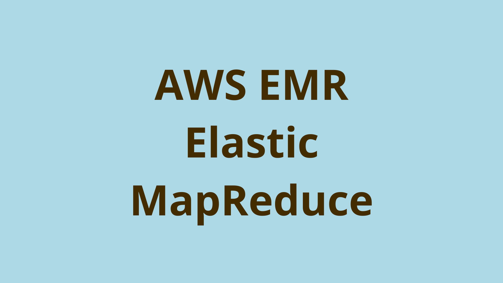 Amazon EMR (Elastic MapReduce) / Blogs / Perficient