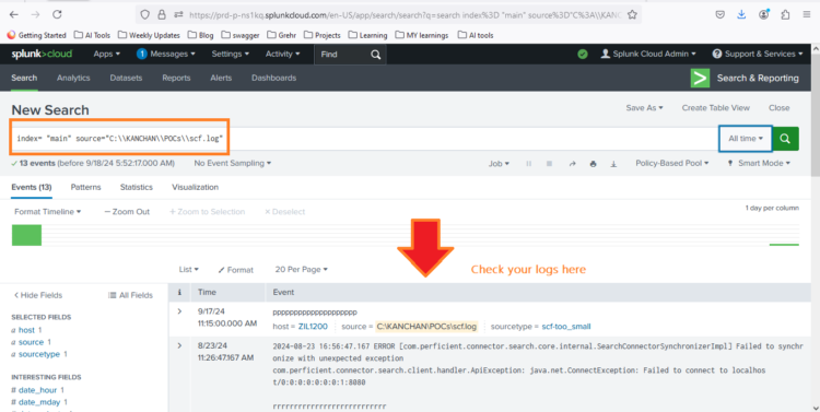 Sending Real-Time Logs to Splunk Cloud Using Universal Forwarder ...