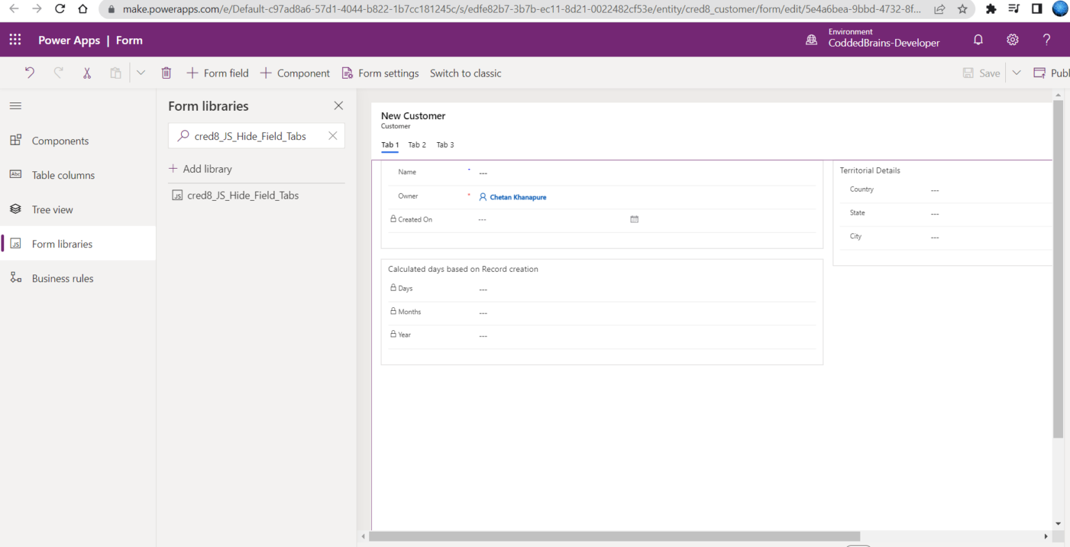 Client-side scripting with Formcontext UI Object on Model Driven App ...