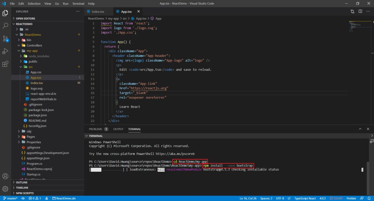 How To Set Up .NET Core Web App With React & TypeScript / Blogs ...