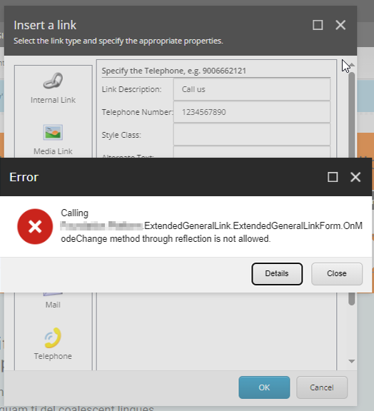 Handling Not Allowed Reflection Method in Sitecore