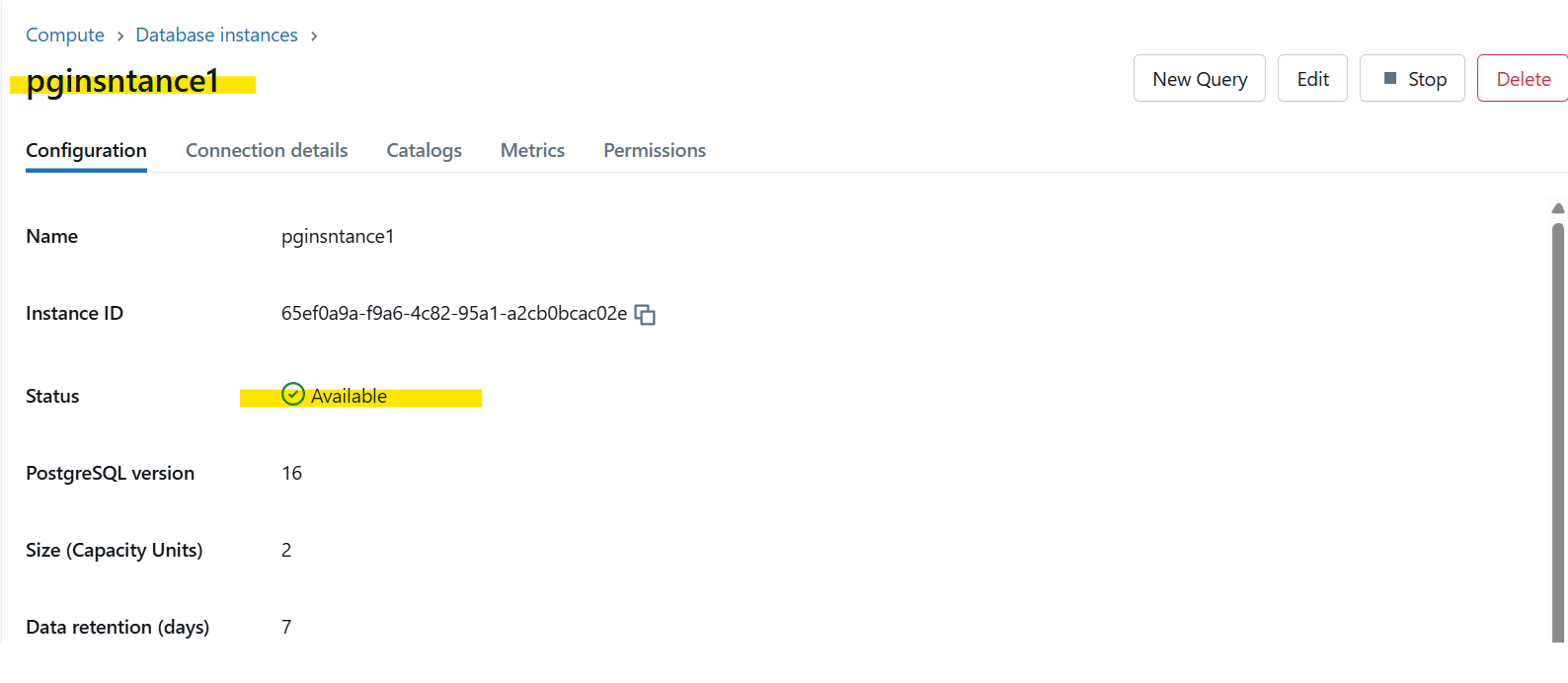 Create New Instance Success 02