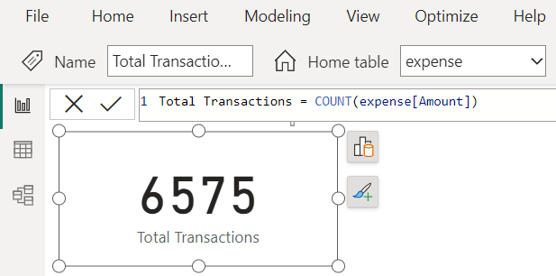 Dax Count Function