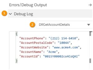 Debug Log