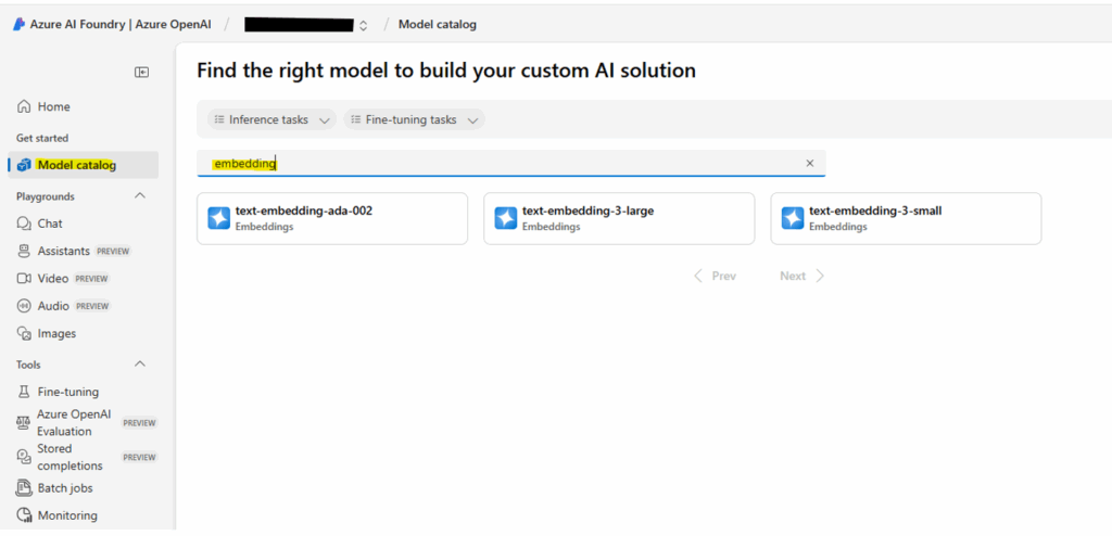 Embedding Models