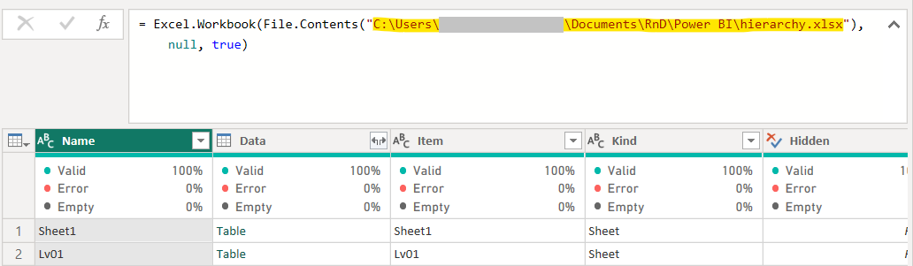 Excel File Drive Reference