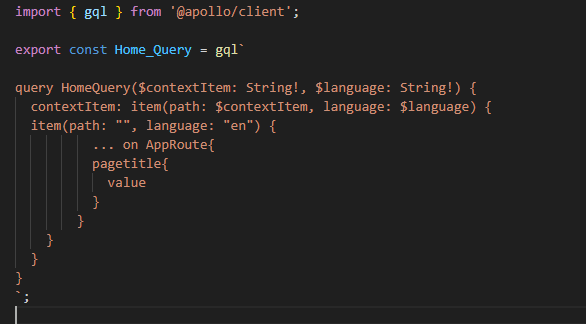 Home Graphql File