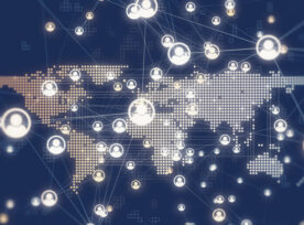 Social Global Network Backgrounds