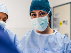 Confident Focused Female Surgeon