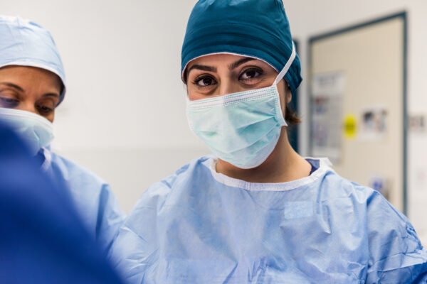 Confident Focused Female Surgeon