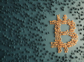 Bitcoin Concept With Binary Codes