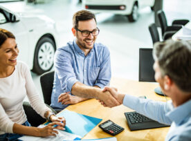 Successful Deal In A Car Showroom!