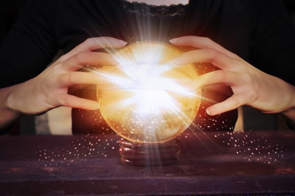 Fortune Teller With Crystal Ball