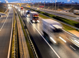 Four Lane Controlled Access Highway In Poland