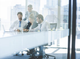 Group Of Business People Working.