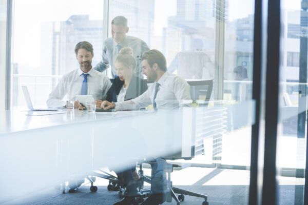 Group Of Business People Working.