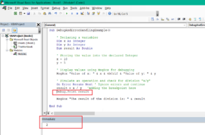 Effective Debugging and Error Handling in VBA for Excel Macros