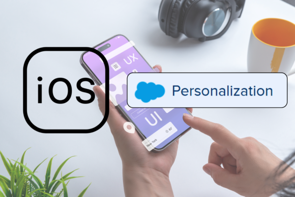 iOS and Marketing Cloud Personalization Logos