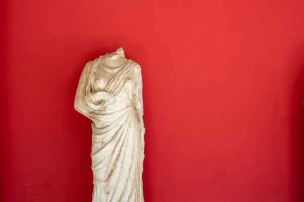 The National Archaeological Museum of Athens, Greece. Photo taken in the inner garden with natural light.