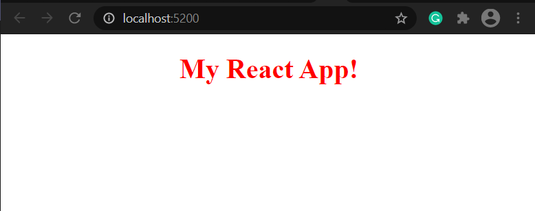 My React App
