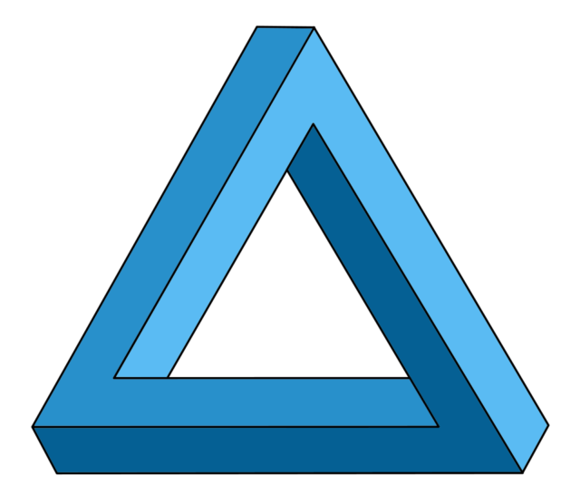 Optical Illusion - Penrose Triangle