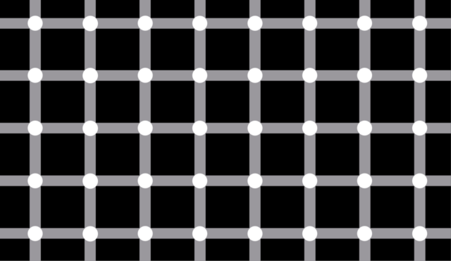 Optical Illusion - Scintillating Hermann Grid