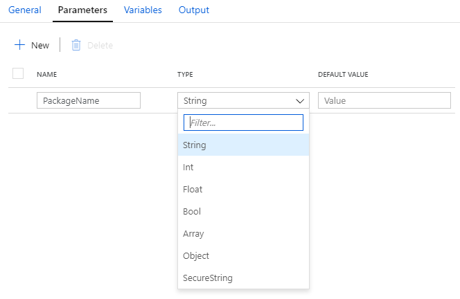 Pipeline Parameters