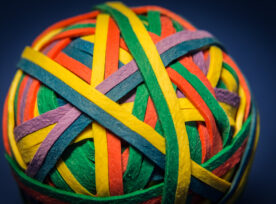 Colorful Ball Of Rubberbands