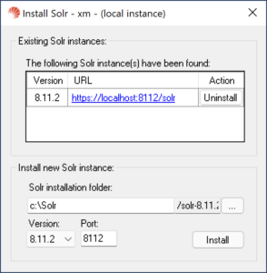 Installing Solr with Sifon