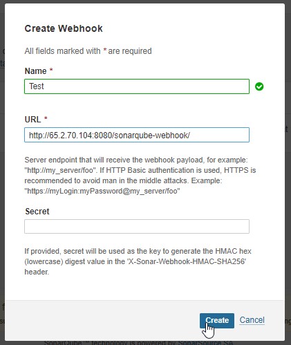 Sonarwebhook