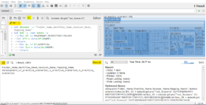 Step 4 Execute Xquery