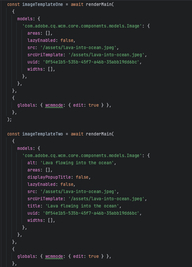 HTL Template testing code