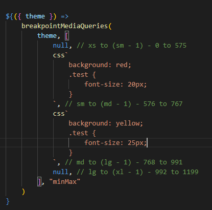 With Multiple Css Option configured commerce