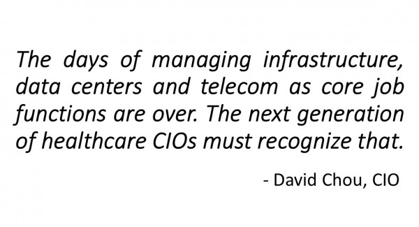 CIO Perspective: The Evolving Role of Healthcare CIOs: David Chou