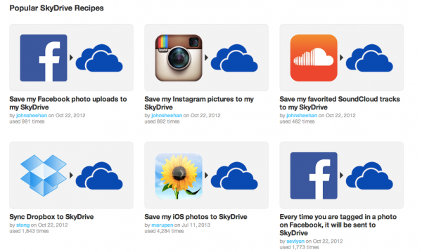 SkyDrive Reciptes