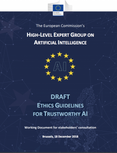 EU Ethics Guidelines for Trustworthy AI