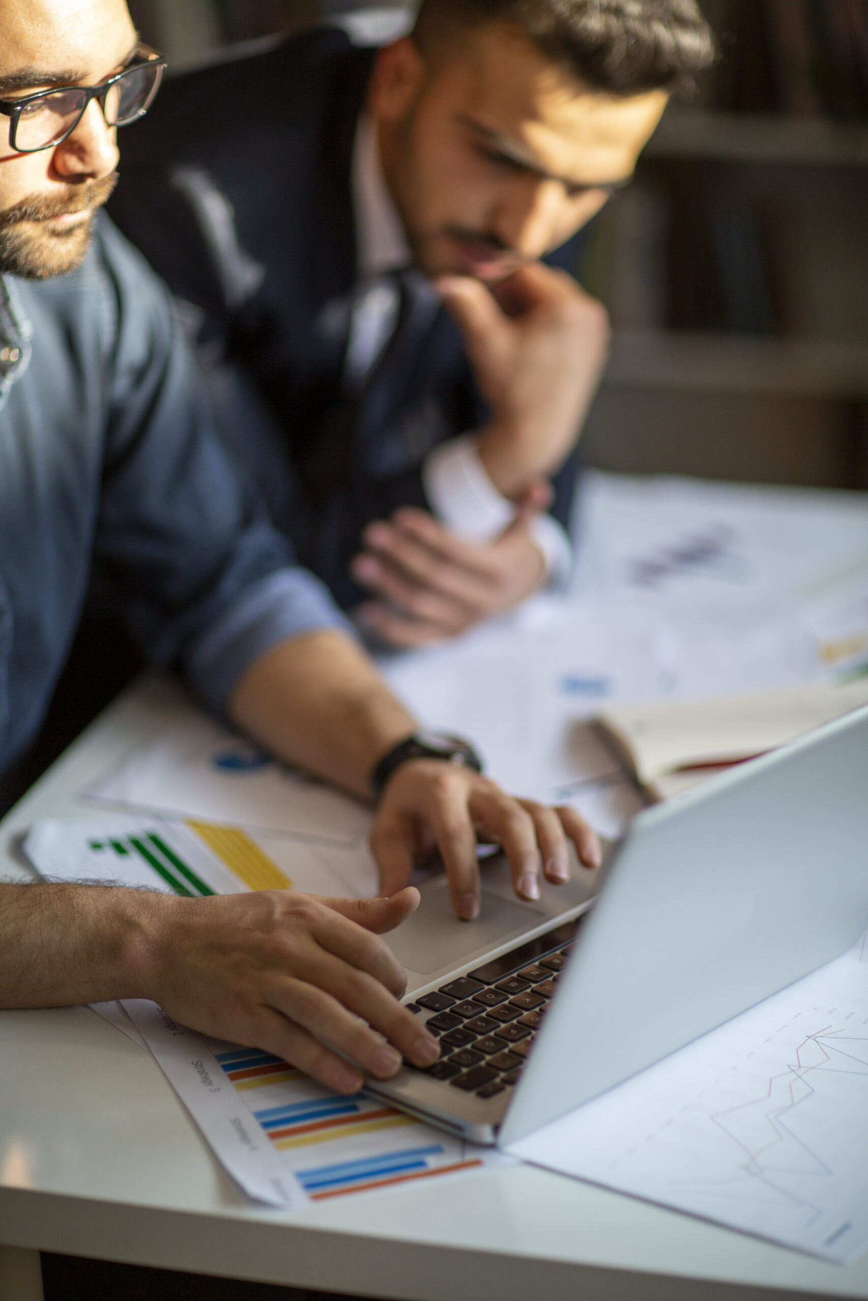 Business People Meeting Growth Success Target Economic Concept