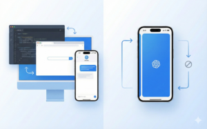 Desktop with multiple windows versus iPhone single-app limitation