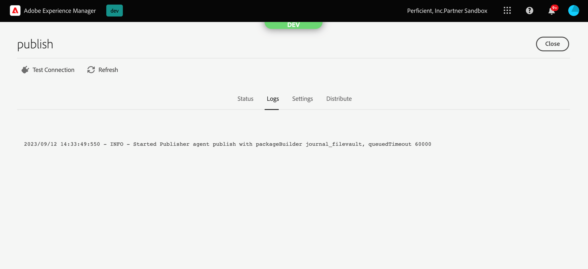 Aem Publish Process Logs