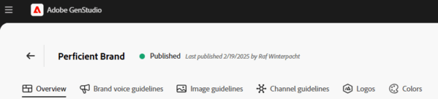 Adobe Genstudio For Performance Marketing Brand Dashboard