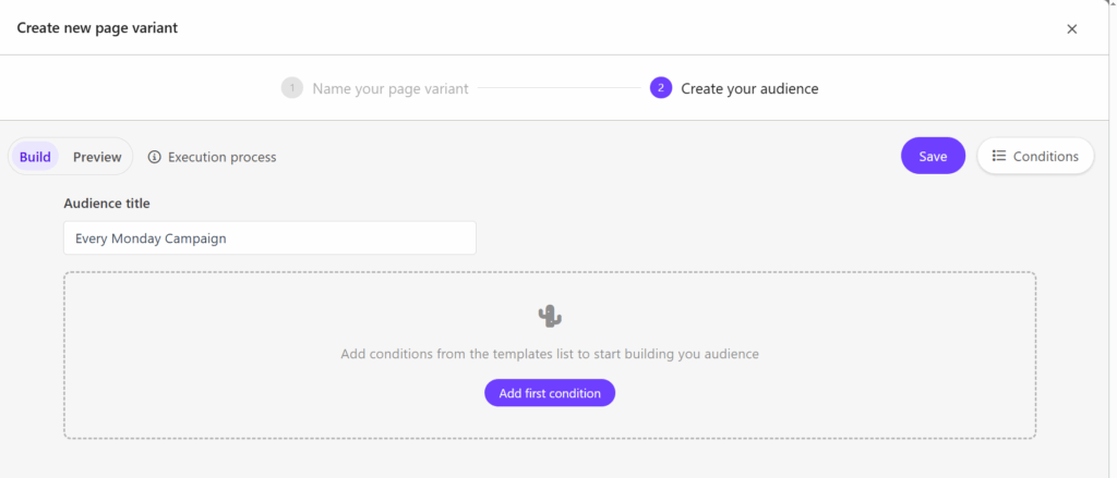 Create Audience