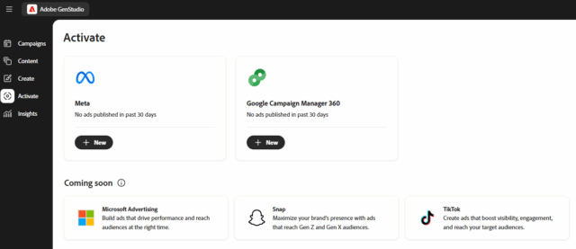 Genstudio Activation Options