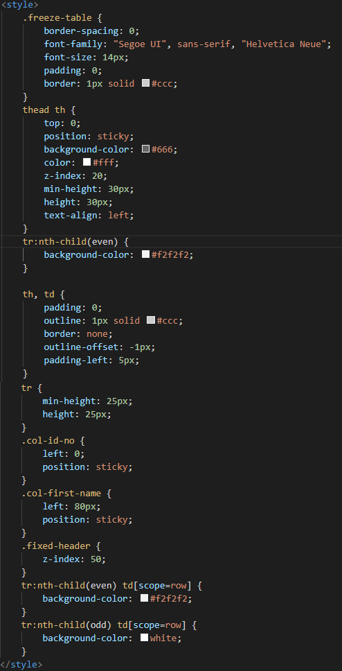 Sample Css 2